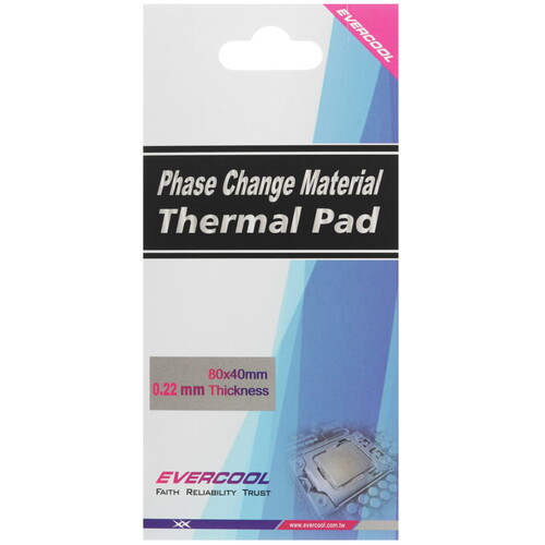 Купить Термопрокладка Evercool Thermal Pad [TGF-PCM]  5613842. Характеристики, отзывы и цены в Донецке