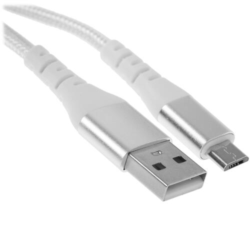 Купить Кабель круглый DEXP micro USB - USB 2.0 Type-A белый 1 м  4834172. Характеристики, отзывы и цены в Донецке