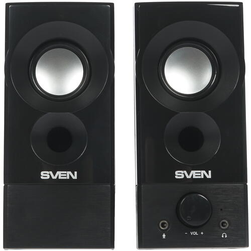 Купить Колонки SVEN 357 черный  1358881. Характеристики, отзывы и цены в Донецке