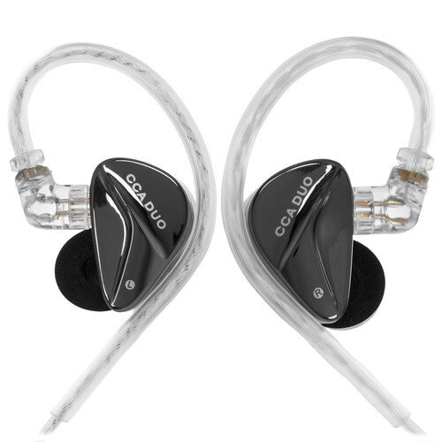 Купить Проводные наушники CCA DUO черный 2023  5605011. Характеристики, отзывы и цены в Донецке