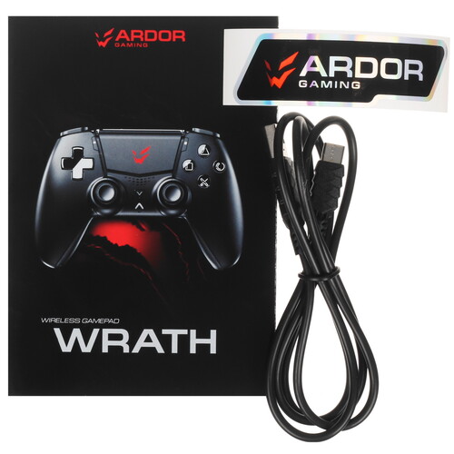 Купить Геймпад беспроводной/проводной ARDOR GAMING Wrath черный  5084033. Характеристики, отзывы и цены в Донецке