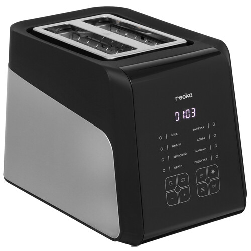 Купить Тостер Reoka RKT-MD147 черный  9119423. Характеристики, отзывы и цены в Донецке