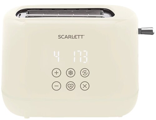 Купить Тостер SCARLETT SC-TM11070 бежевый  9240127. Характеристики, отзывы и цены в Донецке