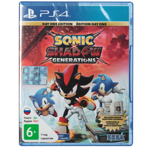 Купить Игра Sonic X Shadow Generations (PS4)  5496590. Характеристики, отзывы и цены в Донецке