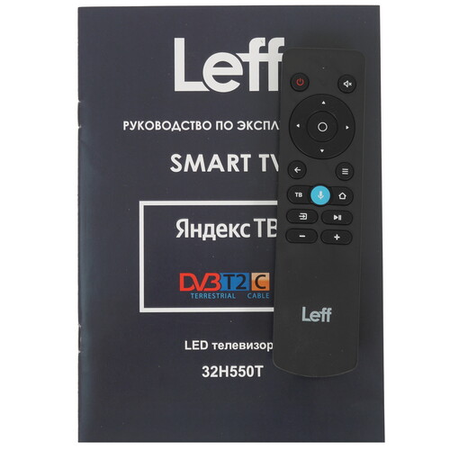 Купить 31.5" (80 см) Телевизор Leff 32H550T черный  9225893. Характеристики, отзывы и цены в Донецке