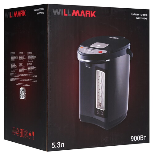 Купить Термопот WILLMARK WAP-502KL серый  5605605. Характеристики, отзывы и цены в Донецке