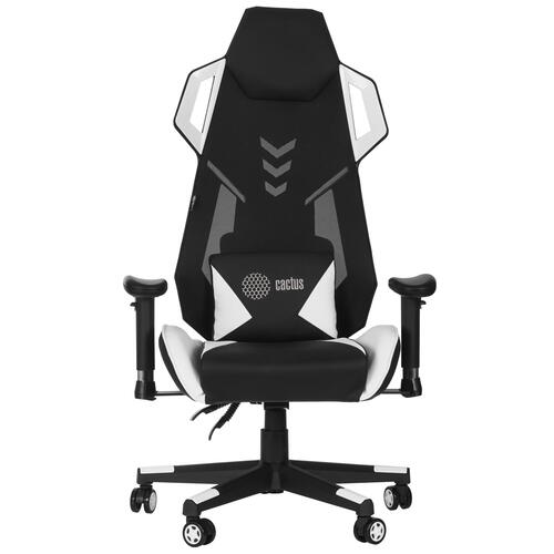 Купить Кресло игровое Cactus CS-CHR-090BLW белый  9936015. Характеристики, отзывы и цены в Донецке