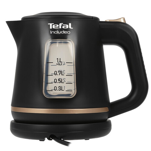 Купить Электрочайник Tefal Includeo KI533811 черный  5477905. Характеристики, отзывы и цены в Донецке