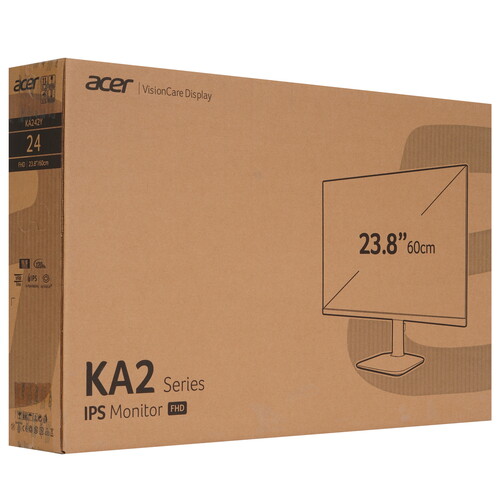Купить 23.8" Монитор Acer KA242YG0bi черный  5613851. Характеристики, отзывы и цены в Донецке