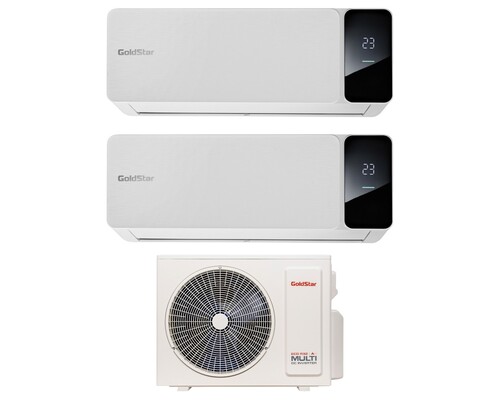 Купить Кондиционер настенный мультисплит-система GoldStar GSA2OI-FM/out-18HN8 + FM/in-07+07HN8 белый  9244164. Характеристики, отзывы и цены в Донецке