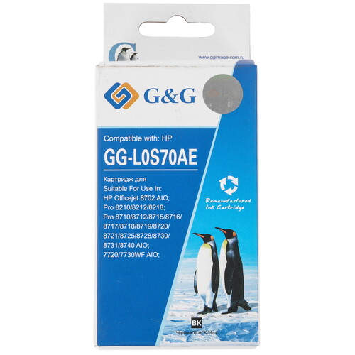 Купить Картридж G&G GG-L0S70AE черный  9020559. Характеристики, отзывы и цены в Донецке