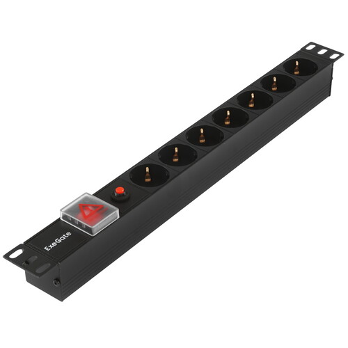 Купить Блок розеток ExeGate ServerPro PDU-19H702 Al-7S-C14-SW-O  8184996. Характеристики, отзывы и цены в Донецке