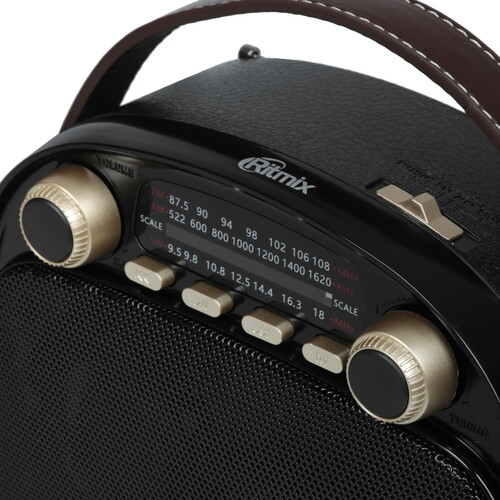 Купить Радиоприемник Ritmix RPR-040 черный  9201106. Характеристики, отзывы и цены в Донецке