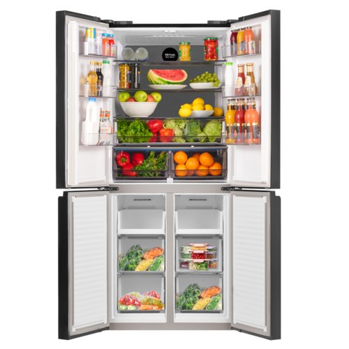 Купить Холодильник Side by Side   MAUNFELD MFF183NFSBE серый  9240304. Характеристики, отзывы и цены в Донецке