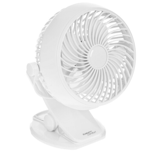 Купить Вентилятор Scarlett SC-DF111S98  белый  9001320. Характеристики, отзывы и цены в Донецке