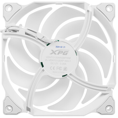 Купить Вентилятор ADATA XPG VENTO 120 ARGB PWM [VENTO120ARGBPWM-WHCWW] белый  5464027. Характеристики, отзывы и цены в Донецке