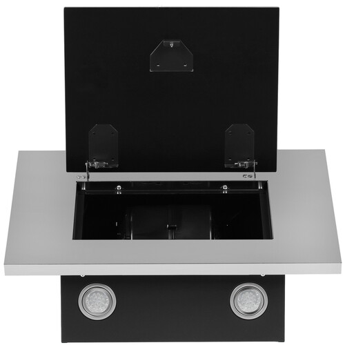 Купить Вытяжка наклонная Indesit IHVP 6.4 LL K черный/серебристый  8128182. Характеристики, отзывы и цены в Донецке