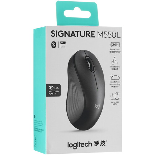 Купить Мышь беспроводная Logitech Signature M550L  5635091. Характеристики, отзывы и цены в Донецке