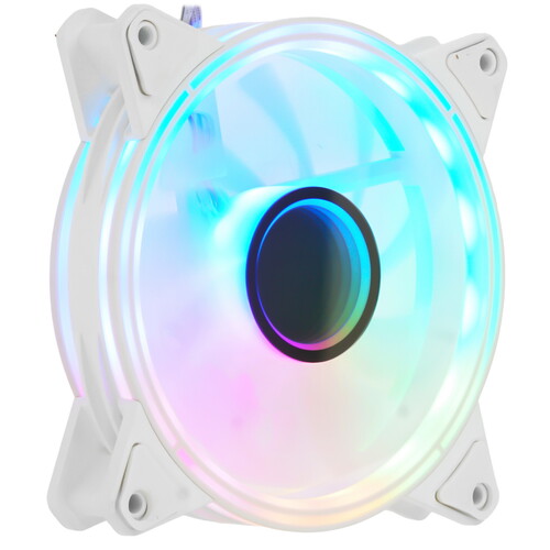 Купить Вентилятор GameMax FN-12Rainbow-Q-Infinity  белый  5615260. Характеристики, отзывы и цены в Донецке