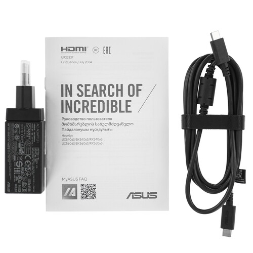 Купить 14" Ноутбук ASUS Zenbook 14 OLED UX5406SA-PV298W серый  5478602. Характеристики, отзывы и цены в Донецке