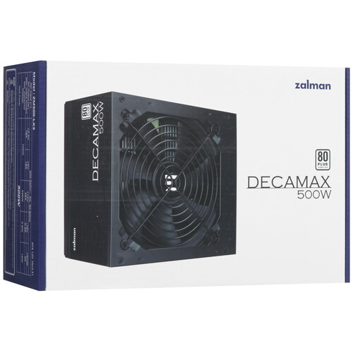 Купить Блок питания ZALMAN DecaMax 500W  9155766. Характеристики, отзывы и цены в Донецке