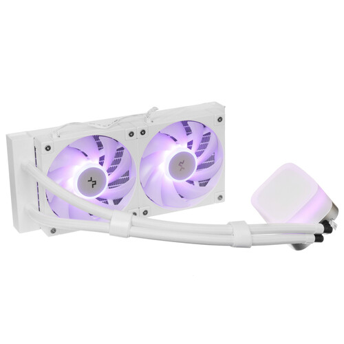 Купить Система охлаждения DEEPCOOL LP240 WH  белая  5619657. Характеристики, отзывы и цены в Донецке