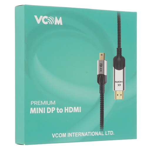 Купить Кабель однонаправленный VCOM mini DisplayPort - HDMI, 3 м  5630640. Характеристики, отзывы и цены в Донецке