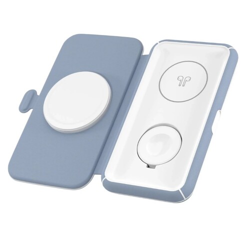 Купить Беспроводное зарядное устройство Lyambda LMS301_BL голубой  9310605. Характеристики, отзывы и цены в Донецке