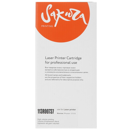 Купить Картридж лазерный SAKURA 113R00737 черный  5363807. Характеристики, отзывы и цены в Донецке