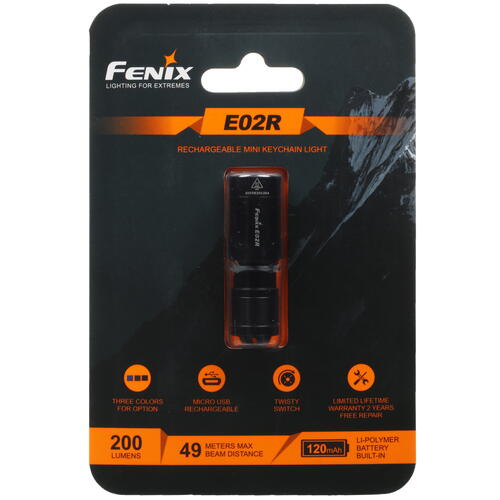 Купить Фонарь Fenix E02RBK  5078235. Характеристики, отзывы и цены в Донецке