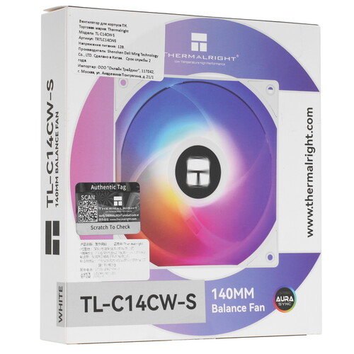 Купить Вентилятор Thermalright TL-C14CW-S  белый  5615596. Характеристики, отзывы и цены в Донецке