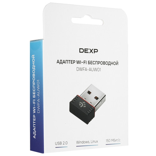 Купить Wi-Fi адаптер DEXP DWFA-AUW01  9249740. Характеристики, отзывы и цены в Донецке