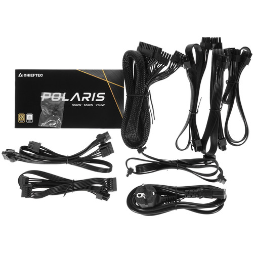 Купить Блок питания Chieftec POLARIS 650W [PPS-650FC] черный  1672381. Характеристики, отзывы и цены в Донецке
