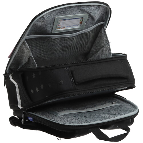 Купить Рюкзак BRAUBERG FIT Dark cat черный  9128440. Характеристики, отзывы и цены в Донецке