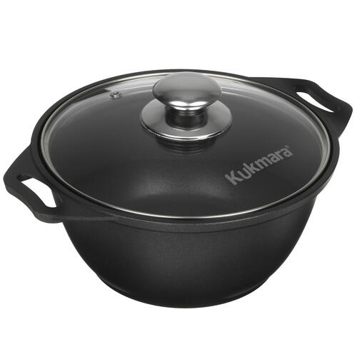 Купить Кастрюля Kukmara Традиция к22а 2 л 22.5 см черный  4841286. Характеристики, отзывы и цены в Донецке