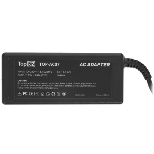 Купить Адаптер питания сетевой TopON TOP-AC07  5419644. Характеристики, отзывы и цены в Донецке
