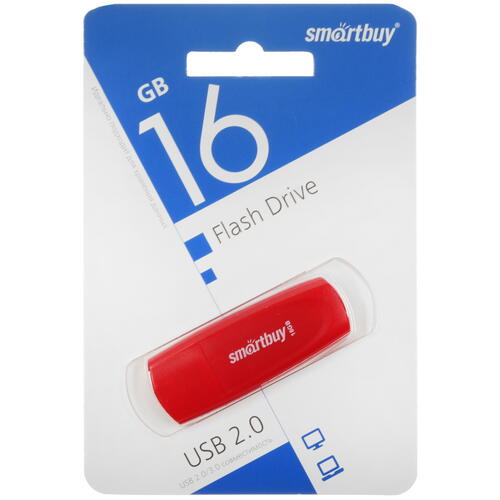 Купить Память USB Flash 16 ГБ Smartbuy Scout [SB016GB2SCR]  9954174. Характеристики, отзывы и цены в Донецке
