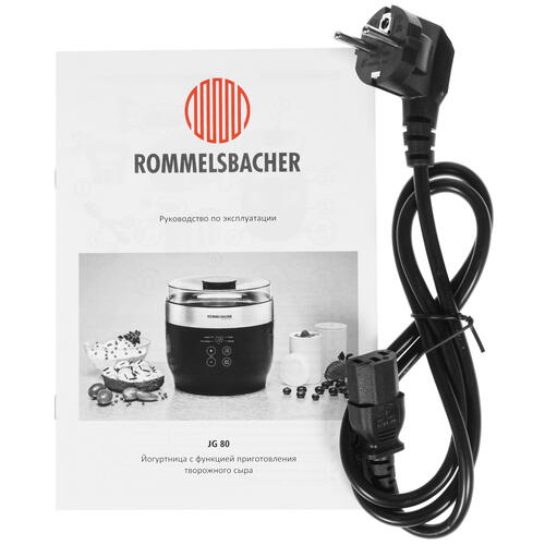 Купить Йогуртница Rommelsbacher JG 80 черный  8167948. Характеристики, отзывы и цены в Донецке
