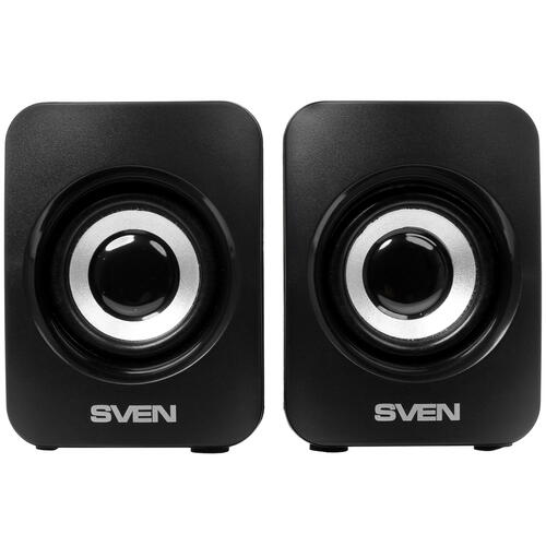 Купить Колонки SVEN 130 черный  4876387. Характеристики, отзывы и цены в Донецке