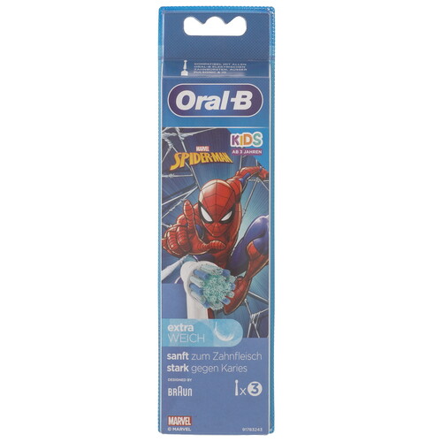 Купить Набор сменных насадок ORAL-B Kids EB10S Spider-Man  5613161. Характеристики, отзывы и цены в Донецке