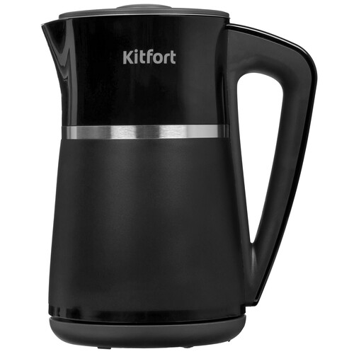 Купить Электрочайник Kitfort КТ-6698 черный  9242931. Характеристики, отзывы и цены в Донецке