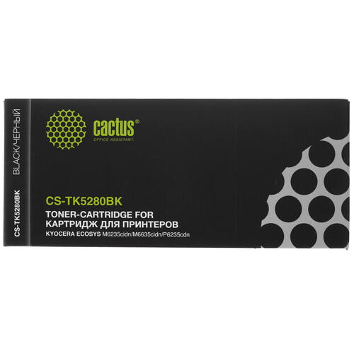 Купить Картридж лазерный Cactus CS-TK5280BK черный, с чипом  5303663. Характеристики, отзывы и цены в Донецке