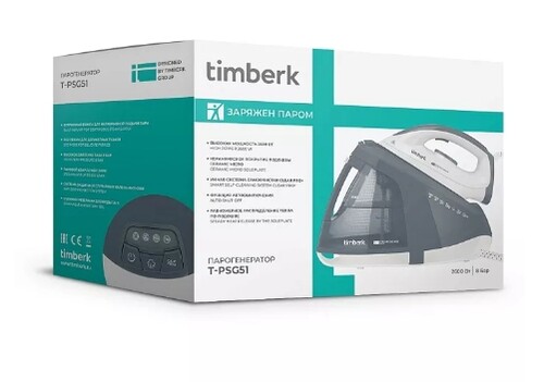 Купить Парогенератор Timberk T-PSG51 серый  9138889. Характеристики, отзывы и цены в Донецке