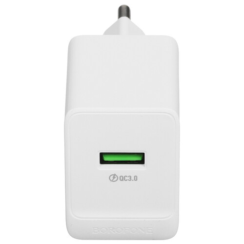 Купить Сетевое зарядное устройство Borofone BAS12A белый  5474727. Характеристики, отзывы и цены в Донецке