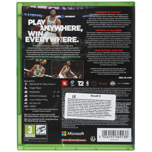 Купить Игра NBA 2K25 (Xbox Series S, Xbox Series X)  5488723. Характеристики, отзывы и цены в Донецке