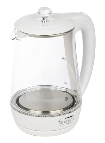 Купить Электрочайник Energy E-207 белый  9088436. Характеристики, отзывы и цены в Донецке