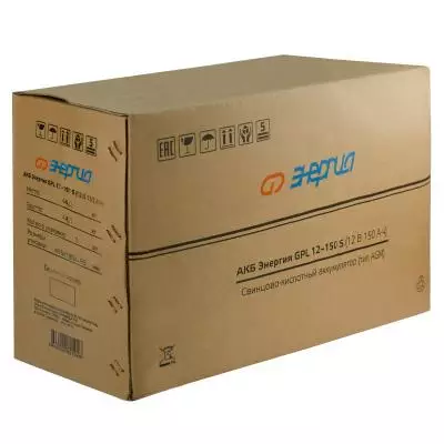 Купить Аккумуляторная батарея для ИБП Энергия GPL 12-150 S  9133964. Характеристики, отзывы и цены в Донецке
