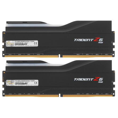 Купить Оперативная память G.Skill Trident Z5 RGB [F5-5600J3636D32GX2-TZ5RK] 64 ГБ  5031293. Характеристики, отзывы и цены в Донецке