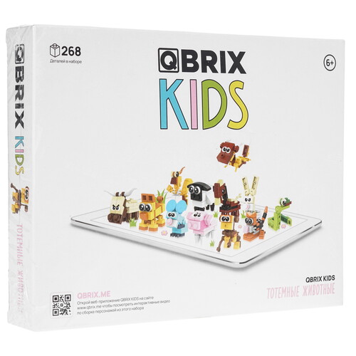 Купить Конструктор QBRIX KIDS Тотемные животные  9121168. Характеристики, отзывы и цены в Донецке
