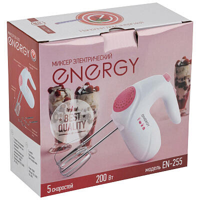 Купить Миксер ENERGY EN-255 белый  8199376. Характеристики, отзывы и цены в Донецке